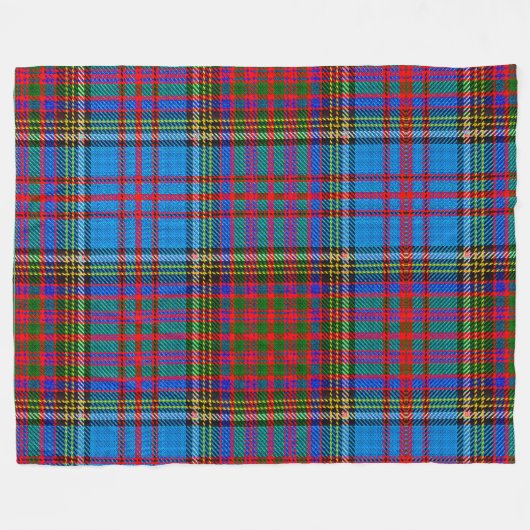 Anderson Clan Tartan Fleece Deken (Voorkant (Horizontaal))