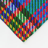 Anderson Clan Tartan Fleece Deken (Hoek)