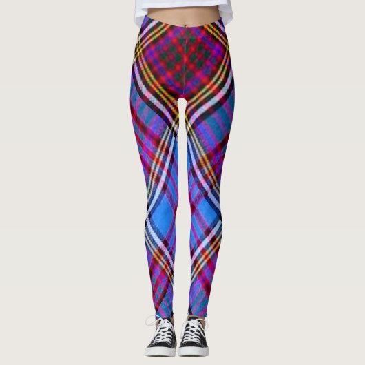 Anderson Clan Tartan Leggings (Voorkant)