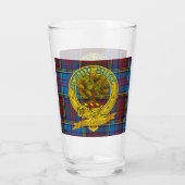 Anderson Clan Tartan & Motif Glas (Achterkant)