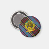 Anderson Clan Tartan & Motif Magneet (Voorkant / Achterkant)