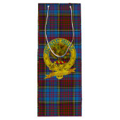 Anderson Clan Tartan & Motif Wijn Cadeautas (Achterkant)