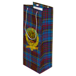 Anderson Clan Tartan & Motif Wijn Cadeautas