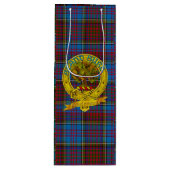 Anderson Clan Tartan & Motif Wijn Cadeautas (Voorkant)
