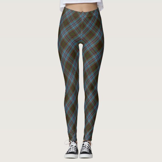 Anderson Clan Tartan Patroon Kleiner Leggings (Voorkant)