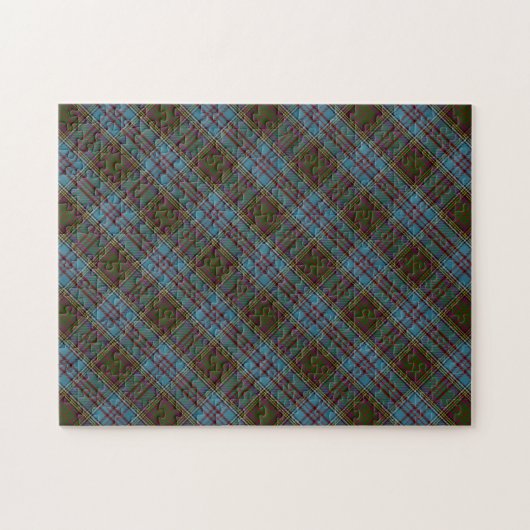 Anderson Clan Tartan Pattern Legpuzzel (Horizontaal)