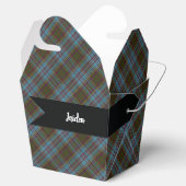Anderson Clan Tartan Pset Pattern Schots Bedankdoosjes (Geopend)