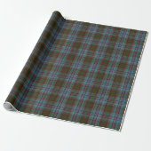 Anderson Clan Tartan Pset Pattern Schots Cadeaupapier (Uitgerold)