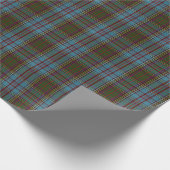 Anderson Clan Tartan Pset Pattern Schots Cadeaupapier (Hoek)