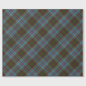 Anderson Clan Tartan Pset Pattern Schots Cadeaupapier (Vlak)