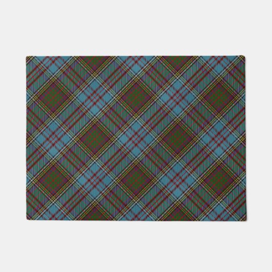 Anderson Clan Tartan Pset Pattern Schots Deurmat (Voorkant)