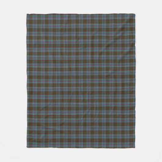 Anderson Clan Tartan Pset Pattern Schots Fleece Deken (Voorkant)