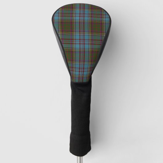 Anderson Clan Tartan Pset Pattern Schots Golfheadcover (Voorkant)