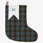 Anderson Clan Tartan Pset Pattern Schots Grote Kerstsok (Voorkant)