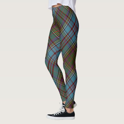 Anderson Clan Tartan Pset Pattern Schots Leggings (Links)