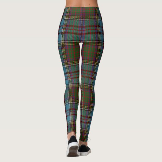 Anderson Clan Tartan Pset Pattern Schots Leggings (Achterkant)