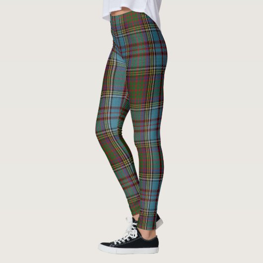 Anderson Clan Tartan Pset Pattern Schots Leggings (Links)