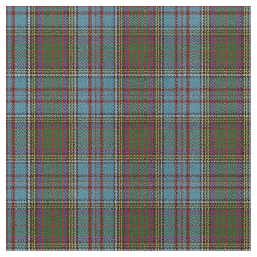 Anderson Clan Tartan Pset Pattern Schots Stof (Close Up)