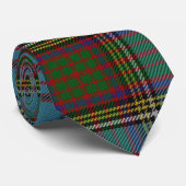 Anderson Clan Tartan Pset Pattern Schots Stropdas (Opgerold)