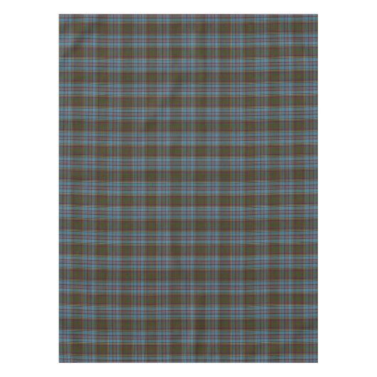 Anderson Clan Tartan Pset Pattern Schots Tafelkleed (Voorkant)