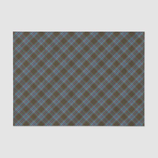 Anderson Clan Tartan Pset Pattern Schots Tissuepapier (Voorkant)