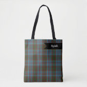 Anderson Clan Tartan Pset Pattern Schots Tote Bag (Voorkant)