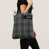 Anderson Clan Tartan Pset Pattern Schots Tote Bag (Dichtbij)