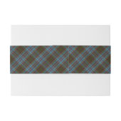 Anderson Clan Tartan Pset Pattern Schots Uitnodigingen Wikkel (Achterkant Voorbeeld)