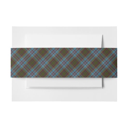 Anderson Clan Tartan Pset Pattern Schots Uitnodigingen Wikkel (Voorkant Voorbeeld)