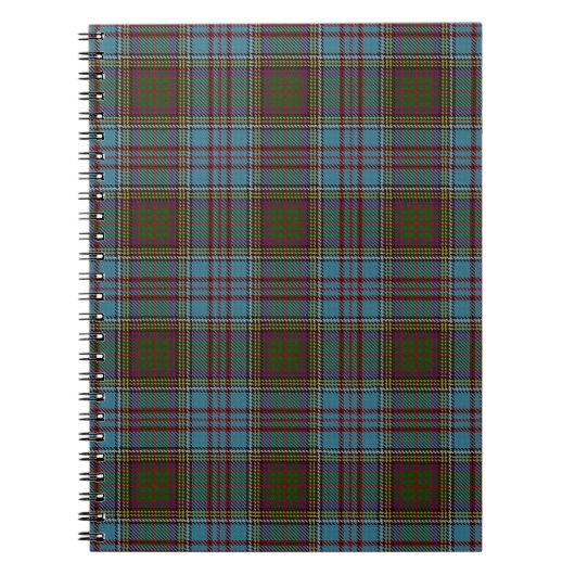 Anderson Clan Tartan – Scottish Plaid Notebook Notitieboek (Voorkant)