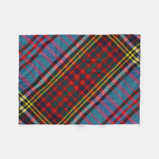 Anderson Clan Tartan Small Fleece Blanket (Voorkant (Horizontaal))