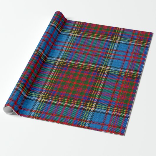 Anderson Clan Tartan Wrapping Paper Cadeaupapier (Uitgerold)