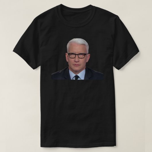 Anderson Cooper Eye Roll Sticker T-shirt (Design voorkant)