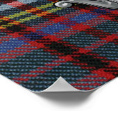 Anderson Crest en Tartan Poster (Hoek)