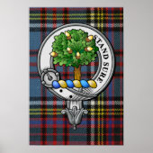 Anderson Crest en Tartan Poster (Voorkant)