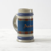 Anderson Crest W/Anderson Tartan Bierpul (Voorkant links)