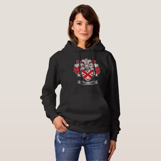 Anderson Family Crest Coat of Arms Hoodie (Voorkant volledig)