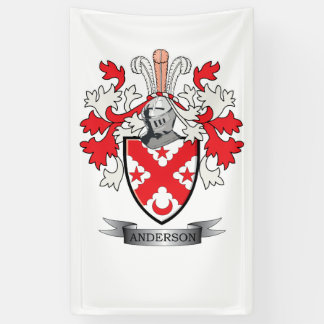 Anderson Family Crest Coat of Arms Spandoek