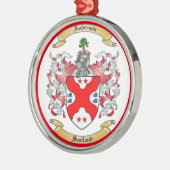 Anderson Family Crest* Metalen Ornament (Links)