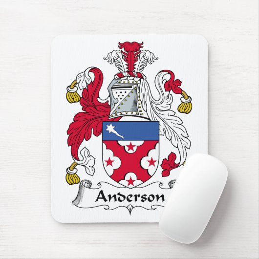 Anderson Family Crest Muismat (Met muis)