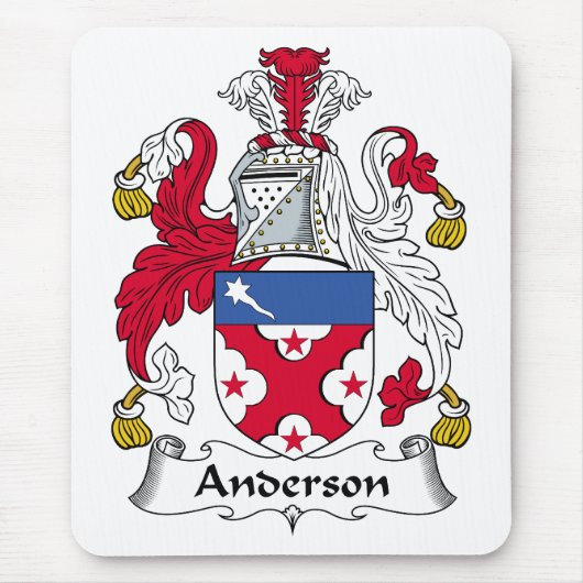Anderson Family Crest Muismat (Voorkant)