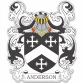 Anderson Family Crest Sticker (Voorkant)