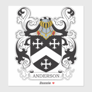 Anderson Family Crest Sticker
