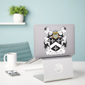 Anderson Family Crest Sticker (Laptop op bureau)