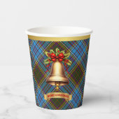 Anderson gepersonaliseerde Tartan kerst Papieren Bekers (Voorkant)