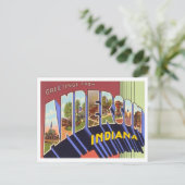 Anderson, Indiana  Big Letters Briefkaart (Staand voorkant)