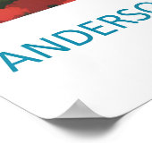 Anderson Japanese Gardens Park Nationale Ski Poster (Hoek)
