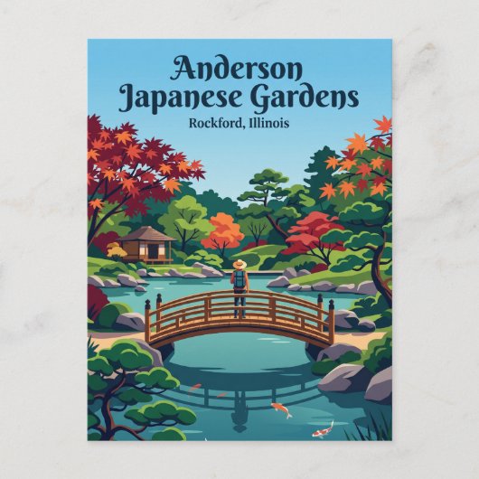 Anderson Japanse Tuinen VS Briefkaart (Voorkant)