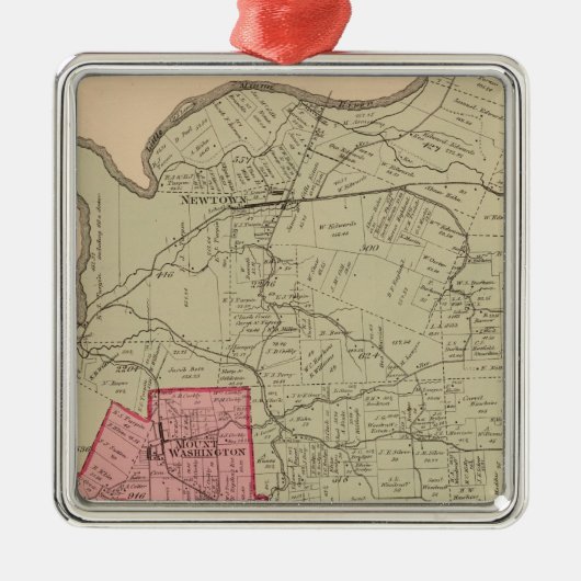 Anderson, Ohio Metalen Ornament (Voorkant)