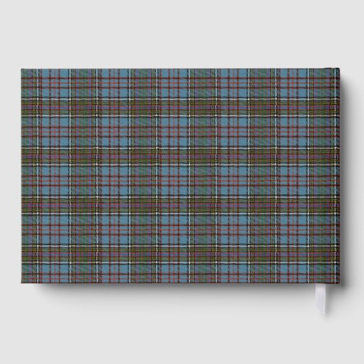 Anderson Oude Originele Schotse Tartan Gastenboek (Achterkant)